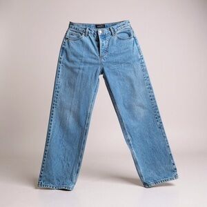 Fashion Nova Light Blue Straight Leg Jeans